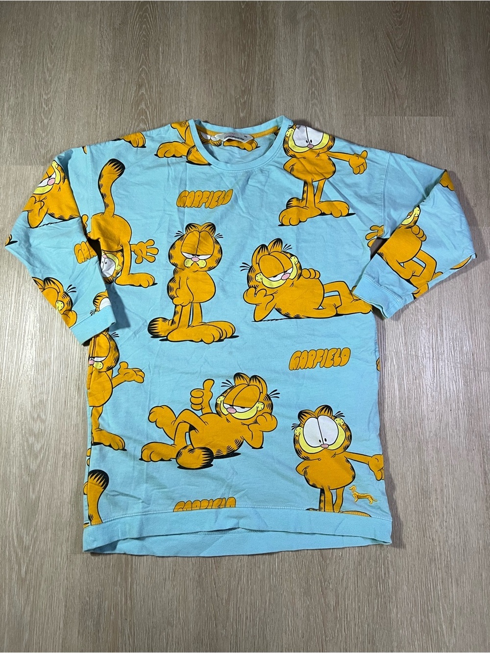 Oversized Garfield All-Over Sleep Tee with Pockets!